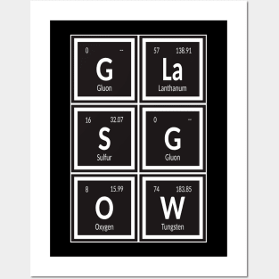 Glasgow City | Periodic Table Posters and Art